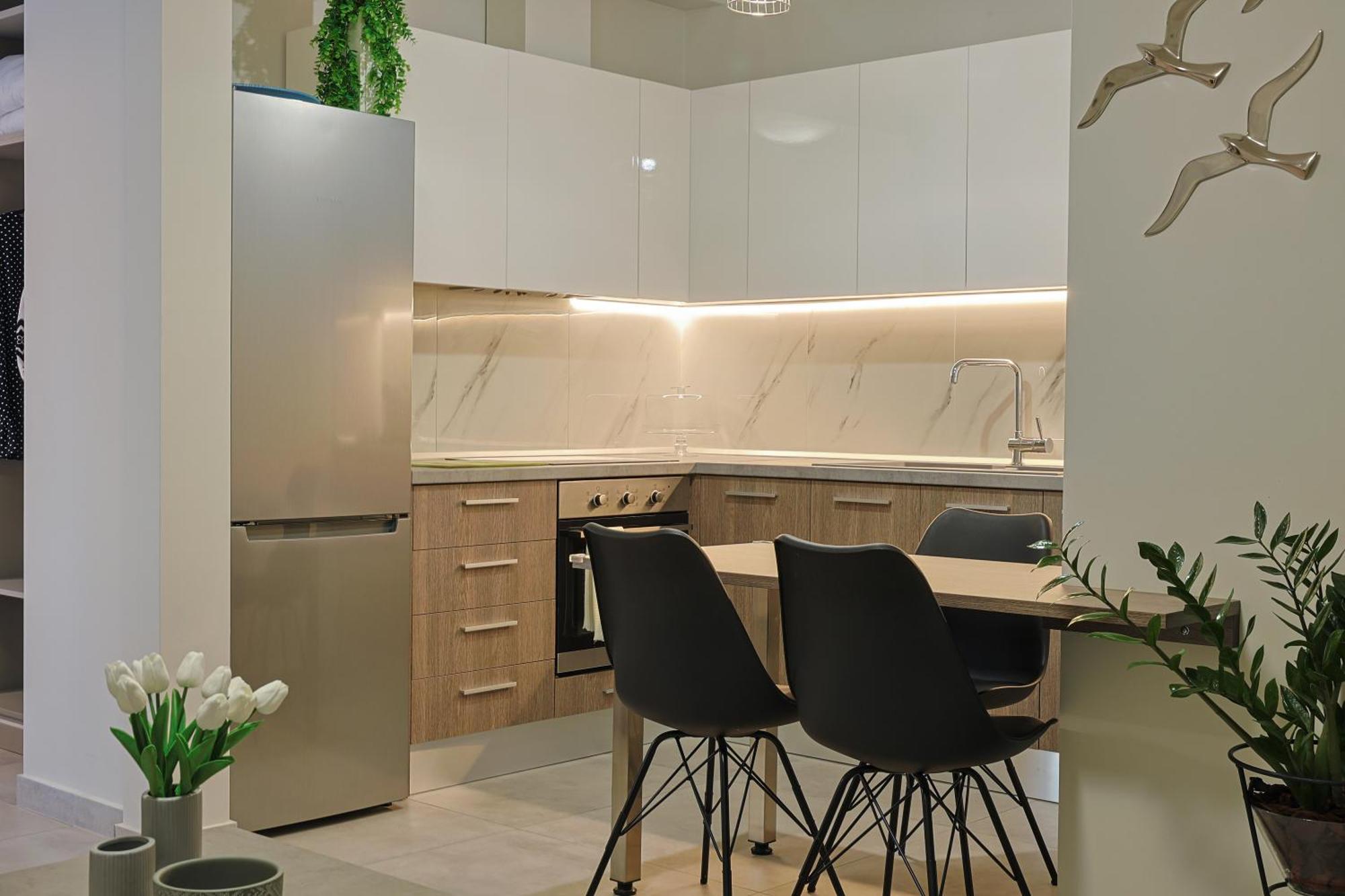 Zeta-Garden Oasis & Private Parking By Optimum Link Appartement Kateríni Buitenkant foto