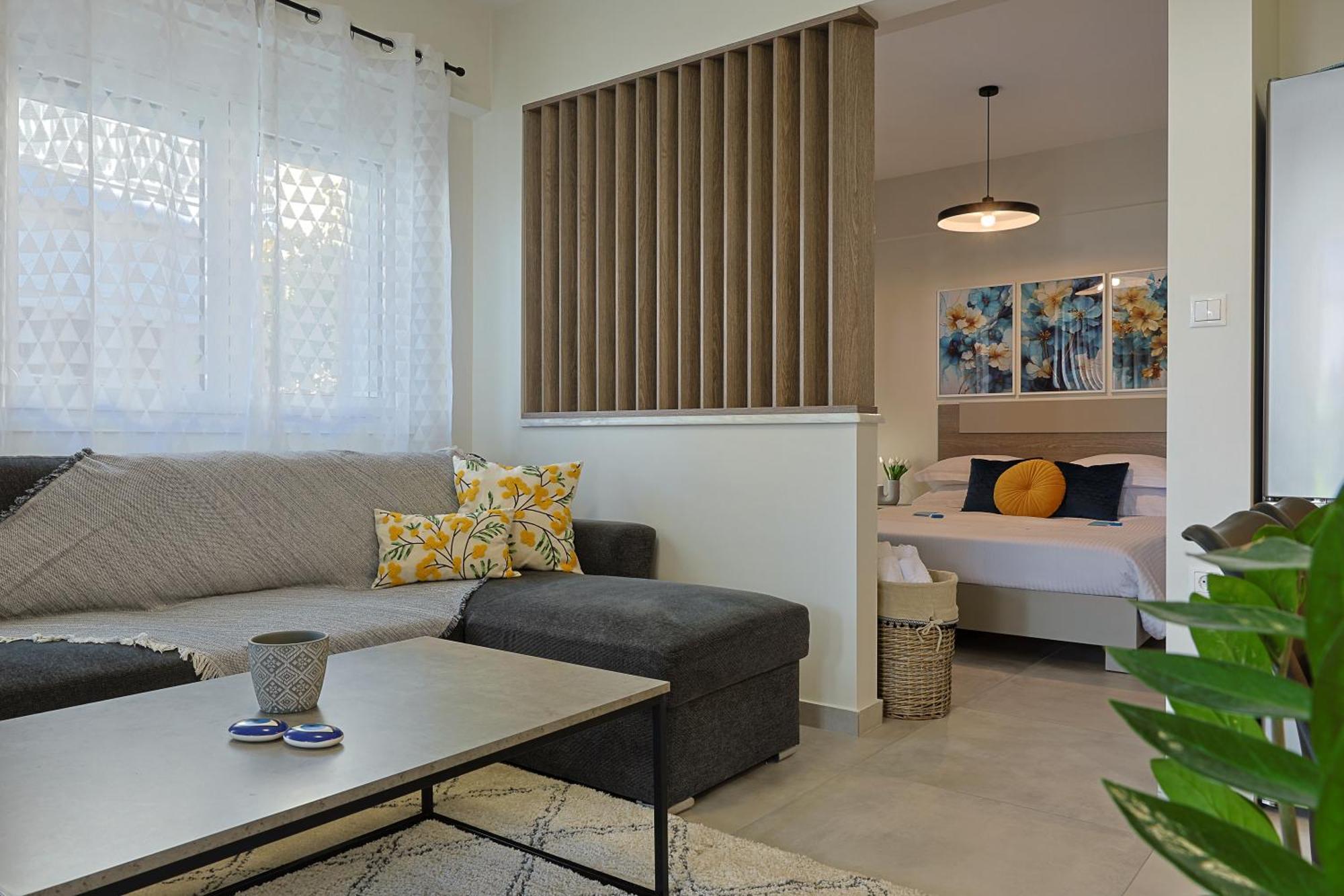 Zeta-Garden Oasis & Private Parking By Optimum Link Appartement Kateríni Buitenkant foto