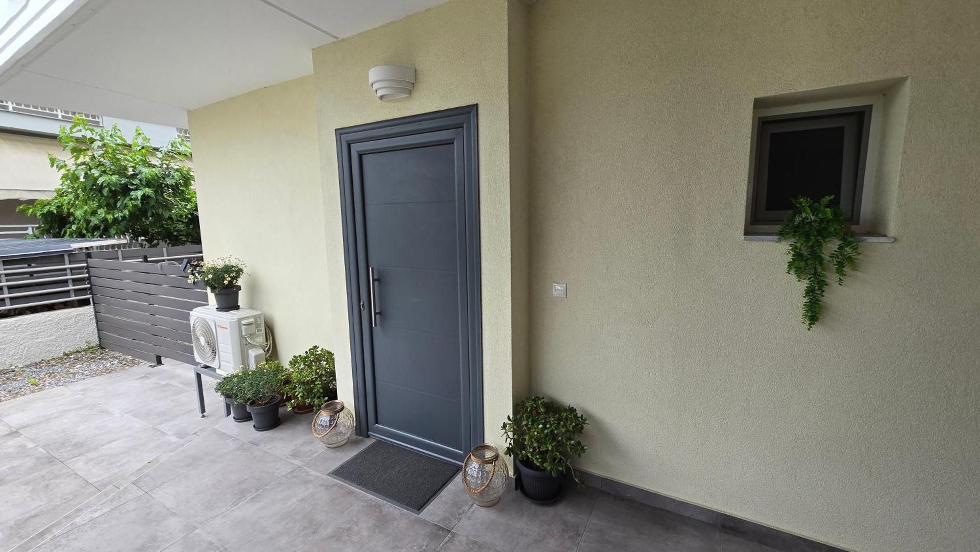Zeta-Garden Oasis & Private Parking By Optimum Link Appartement Kateríni Buitenkant foto